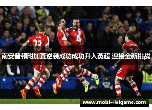 南安普顿附加赛逆袭成功成功升入英超 迎接全新挑战